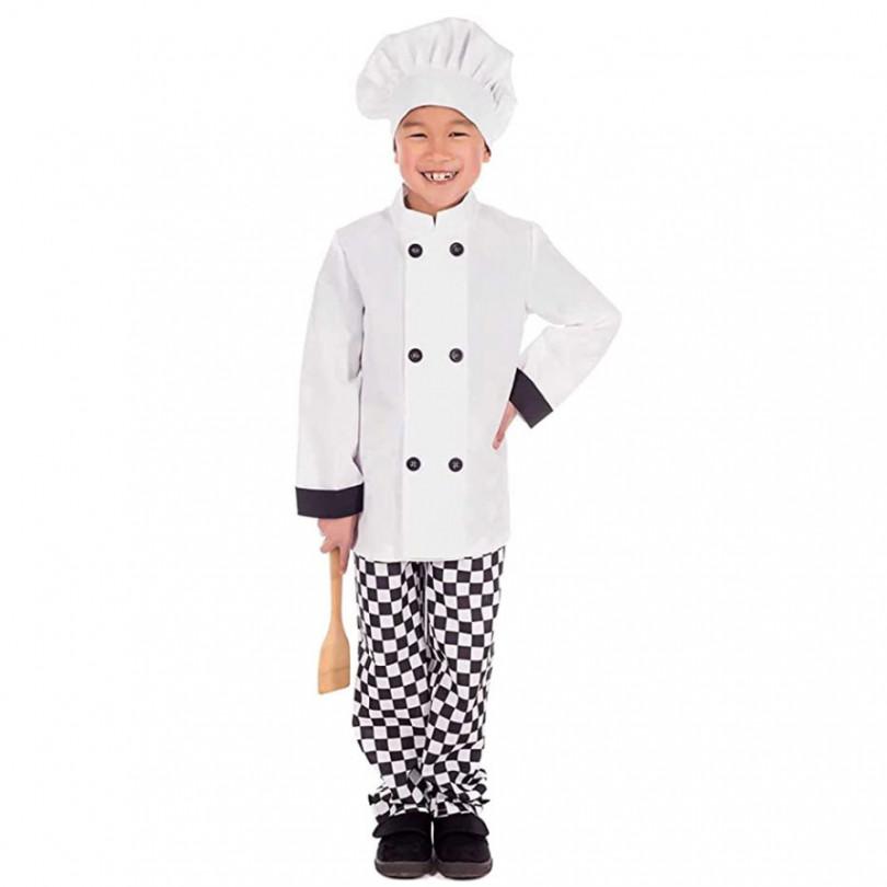 Kids Chef Costume Medium