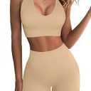 QINSEN Women's Sleeveless Tank Tops Basic Tight T Shirts S