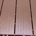 Plastic Interlocking Deck Tiles 12 Pack, 12"x12" Waterproof Patio Flooring, Weather Resistant Outdoor Deck Tiles for Balcony, Porch, Backyard, Brick Red