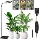 Grow Lights for Indoor Plants - Full Spectrum LED Plant Growing Light with 3H/9H/12H Auto Timer, Height Adjustable (16-67"), 3 Color Modes, 10 Dimming - Sun Lamp for Large Tall Small Plant- Black