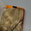 GUOJIAN Mixed Blonde Bob Wig 14 Inch Short Wavy Curly Shoulder Length Wig for Women Middle Part Natural Looking Heat Resistant Synthetic Wigs for Daily Party Use