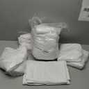 Babenest Spandex Folding Chair Covers  30PCS Upgraded Universal Stretch Washable Fitted Chair Slipcovers Protector for Wedding, Holidays, Banquet, Party, Easter Celebration (White)