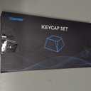 dagaladoo Black keycap Set,Shine Through Keyboard caps South Facing, Japanese Style Double Shot PBT Key caps,OEM Profile Custom keycaps for Mechanical Keyboards(only keycap)