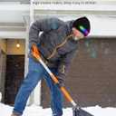 LED Beanie with Light, Unisex Warm Knitted Black Winter Hat, USB Rechargeable Headlamp Cap for Outdoors, Flashlight Beanie Hat for Men Women (Black)