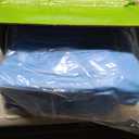 SLOOSH Inflatable Tanning Pool Lounger Float, 72" x 56" Pool Floats Adult with Pillow, 4 in 1 Round Suntan Tub Raft Floatie,Sunbathing Bed Lounge for Water Blow Up Ball Pit Party Gifts, Blue