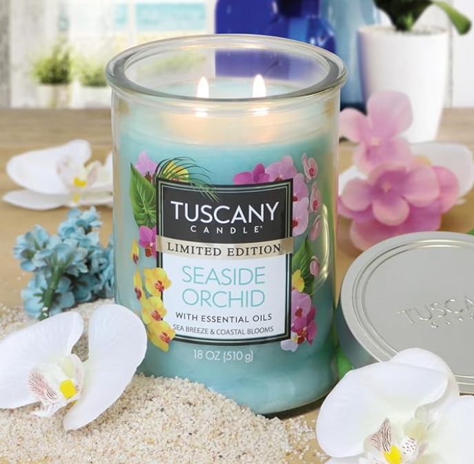 18 Oz Seaside Orchid Candle