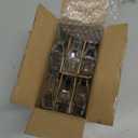 Amber Glass Dropper Bottles for Essential Oils 50ml/1.7oz 6 Pcs Diamond Glass Bottles with Dropper, for Perfume Hair Oils Serums and other liquids (Amber, 50ML/1.7OZ)