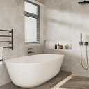 HEATGENE Towel Warmer 4 Bar Towel Dryer Wall-Mounted Plug-in Bath Towel Heater - Venetian Bronze