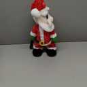 Gfilay Dancing Santa Claus, 14" Santa Doll Animated Christmas Toys Singing Spanish Song Xmas Santa Toys for Kids