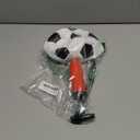 Soccer Ball Size 2,3,4,5 with Pump Needle Classic White Black Thicker PU Tight Weaved Suitable for Youth Boy League Game Trainning Practice or Gift