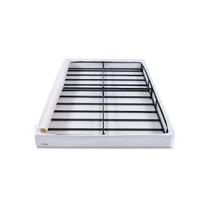 Amazon Basics Smart Box Spring Bed Base, 5-Inch Low Profile Height Mattress Foundation, Sturdy Durable Steel Support, Tool-Free Easy Assembly, Queen, 79" x 59.5" x 5", Black