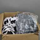 Leyndo Deflated Soccer Balls Size 5 Bulk with Pumps Deflated Soccer Balls with Pump Needles Set Christmas Operation Gifts for Adults Donation Charity Train Practice Game (Black)