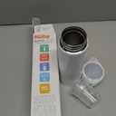 Nuby RapidCool Portable Baby Bottle Maker - with Milk Powder Dispenser and Digital Lid - Ideal for Travel Bottles and Night Feeds - Stainless Steel