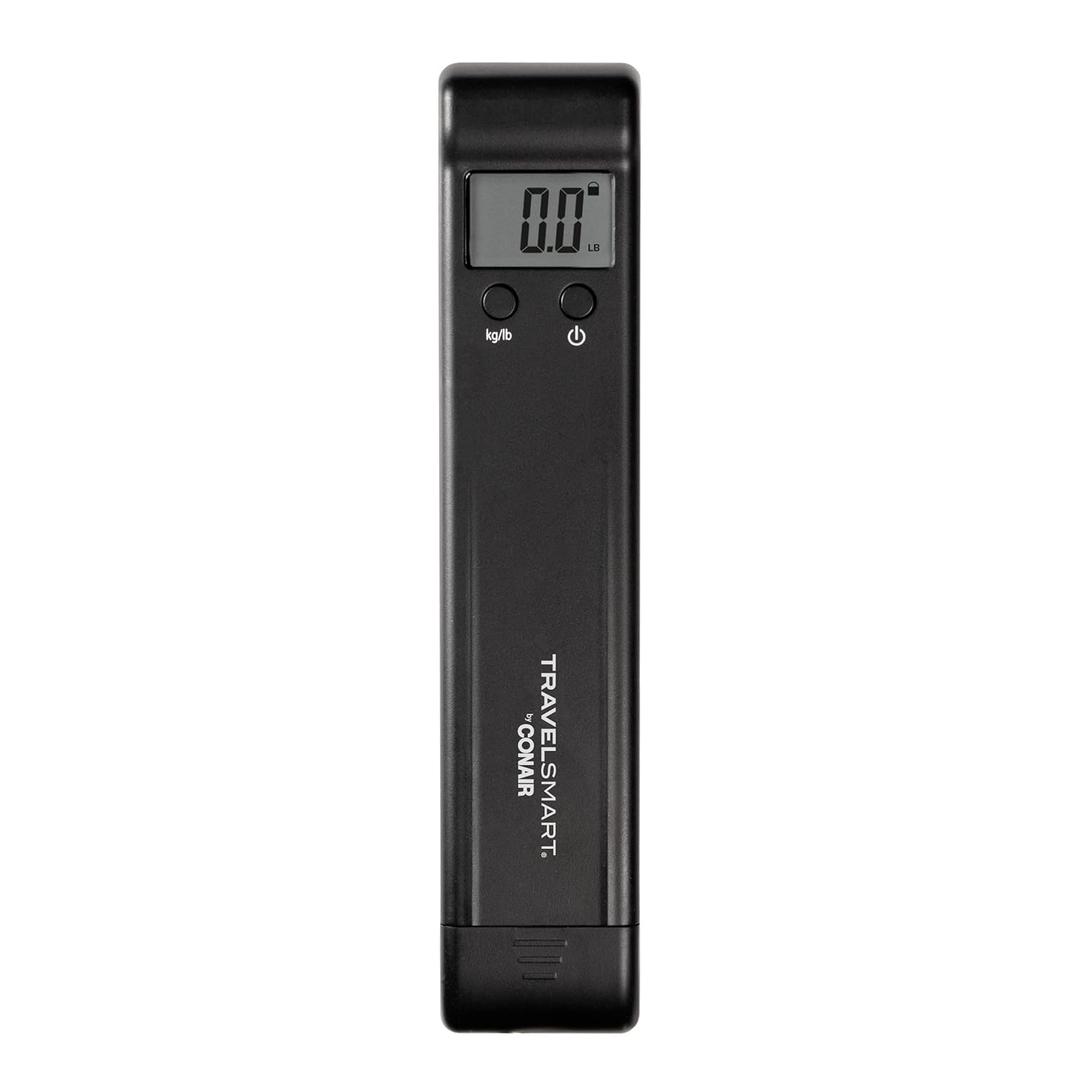 Conair Digital Luggage Scale, Luggage Weight Scale, 80lbs Scale with Overweight Alert in Black by Travel Smart