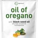 Micro Ingredients Oil of Oregano Softgels, 150 Count | 2 in 1 Formulated with Black Seed Oil | 4X Strength Carvacrol & Thymoquinone | Plant Based, Non-GMO