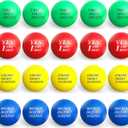 Kasyat 20 Pcs Motivational Stress Balls Bulk Colorful Stress Relief Balls with Inspirational Quotes Small Funny Foam Party Favors Gifts for Anger Fidget Relief Hand Exercise Motivating Supply