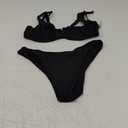 Narecte Womens Sexy Bikini Sets,Triangle Bikinis,Two Piece Swimsuit for Women,Womens Bikini Swimsuit (XL, Black)