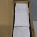 Mini Glass Apothecary Jars with Bamboo Lids, Small Bathroom and Kitchen Storage Containers, For Cotton Balls, Pads and Swabs, 10 oz, Set of 3 (Clear)