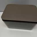 Whiidoom Wipes Dispenser, One-Handed Operation Wipe Holder for Baby & Adult, Seal-Designed Wipes Container for Bathroom Keep Diaper Wipes Fresh (Brown)