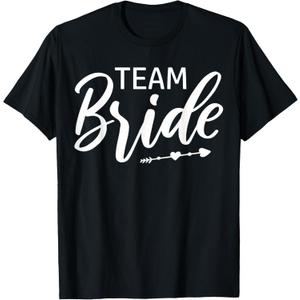 Team Bride Wedding Party T-Shirt, Small