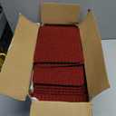 Stair Treads for Wooden Steps - Non Slip Stairs Carpet Tape Peel and Stick with Double Adhesive Tape Set of 15 Stripe- Dark Red