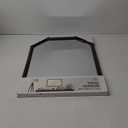 Black Large Bathroom Wall Mirror, 18x24 Mirror Set of 1 for Bathroom, Vanity