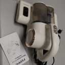 FEPPO Mattress Vacuum Cleaner, 16Kpa Bed Vacuum Cleaner with 253.7nm UV-C Light, 140F Heat, HEPA Filter & Ultrasonic, Versatile Handheld Vacuums for Bed, Sofa, Couch, Crib(Corded, 500W) (White)