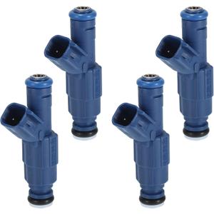 Fuel Injector, Engine Fuel Injection Nozzle No.3M6G-9F593-BA for Ford Escape 2005-2008 2.3L for Ford Focus 2005-2007 2.0L Blue, 4 Pcs