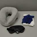 Face Down Pillow Massage Headrest for Bed, Stomach Sleeping Pillow, Face Cradle, BBL Pillow After Surgery Post Eye Surgery Recovery Equipment for Massage Tables, Piercing Pillows Removable Cover Grey (Gray)