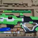 Siren Blasters Blink Motorized Rapid-Fire Ultra Long Range Foam Dart Blaster, Single Shot, Burst or Fully Auto Flywheel Launcher,190 Ft Range, 200 FPS, 20-Dart Mag, Rechargeable LiPo Battery, Ages 14+, Large