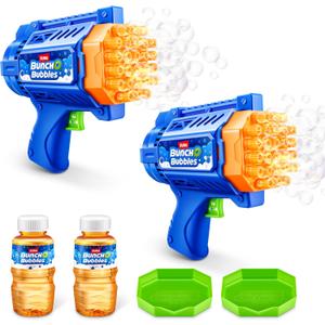 Motorized Bubble Blaster 2 Pack by ZURU Automatic Bubble Machine for Kids, Teens and Adults, Perfect for Summer Outdoor Fun or Party