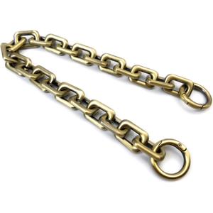 VersaKits Heavy Chunky Link Chain Strap Purse Handbag Top Handle Shoulder Straps Accessories Decoration Chain Strap Extender Charms Replacement(14.9'' Brass)