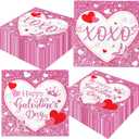 Galentines Day Decorations Napkins, 40Pcs Pink Glitter Galentines Napkin Xoxo High-heeled Shoes Crown Galentines Day Napkins, for Girl Lady Galentine's Day Party Decorations