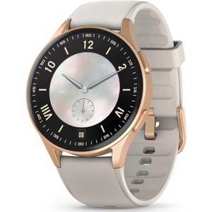 Smart Watch for Women, Built-in Alexa, GPS, HRV, VO2 Max, Blood Oxygen, Sleep & Stress Monitor, Compass, Altimeter, 1.32" AMOLED, Fitness & Womens Health, iOS Compatible (43mm case, Gold)
