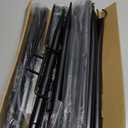 2 Pack String Light Poles,10 Ft Light Poles for Outside String Lights,Outdoor Lights Pole with Fork,Metal Poles Stand for Patio Deck Backyard