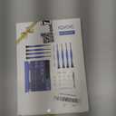 Magnetic Eye Glass Repairing Kit, Eyeglass Repair Tool Kit with Compact Screw Box Include Nose Pads, Precision Screwdriver Set, Screws, Tweezer for Eyeglass, Sunglass, Spectacles Watch