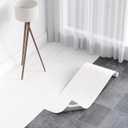 Homease Vinyl Flooring Roll 15.7" W x 118" L/ 12.9 Sq.Ft, Wood Grain Peel and Stick Floor Tiles Waterproof Wear-Resistant Vinyl Plank Flooring for Any Room, Easy DIY Flooring Solutions, White