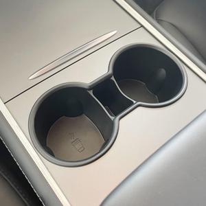 Upgraded Tesla Cup Holder Insert for 2024-2021 Model Y and 2023-2021 Model 3