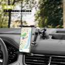 5-in-1 Car Phone Mount, Universal Dashboard Windshield Air Vent Cell Phone Holder for Car, Stable Wide Screen Mount for Samsung Galaxy Z Fold 6 5 4 3, iPhone 16 15 14 Pro Max, Thick Case Friendly