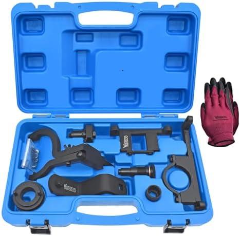 Yuesstloo Camshaft Timing Tool Kit, Compatible with Ford Land Rover Explorer Mustang Mercury Mountaineer L3 4.0L V6 4015CC SOHC, with Carrying Case & Gloves