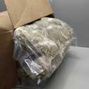 ONASAR Living Room Area Rug 6x9, Large Beige and White Geometric Floor Rugs for Bedroom Home Decor Aesthetic, Soft Fuzzy Shaggy Plush Fluffy Moroccan Carpet for Teen Nursery Dorm Classroom Office