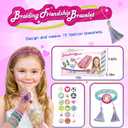 Girls Friendship Bracelet Making Kit: Girl Toys Bracelets Braiding Kits Kids Birthday Gifts Age 7 8 9 10 11 12 Year Old, Crafts Art Cool Presents for Teen, DIY Jewelry String Maker Travel Activity Set (multicolored)
