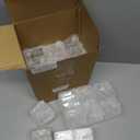 Yulejo Modern Transparent Acrylic Plastic Square Cube Storage Boxes with Lid, 2.56 x 2.56 x 2.56 Inch (26 Pieces)