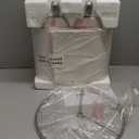 PoKat 23" Modern Ceramic Table Lamp Set of 2 for Living Room White Desk Lamps for Bedroom Farmhouse Bedside Nightstand Lamp House Warming Gifts New Home Decor End Table Lamps Gifts for Women Mom Beige