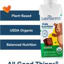 KATE FARMS Organic Kids Nutrition Chocolate Shake, 8g Protein, 27 Vitamins and Minerals, Meal Replacement, Gluten Free, Non-GMO, 8.45 oz (12 Pack) (EXP 04/06/27)
