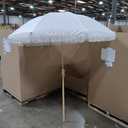 Outdoor Umbrella - Sun Protection, Rain Resistant, Windproof with Manual Open-Close Feature - Ideal for Beach, Camping, and Picnics