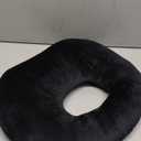 AOSSA Bed Sore Cushions for Butt, Bedsore Pressure Relief Donut Seat Cushion, BBL Pillow After Surgery for Sleeping, Long Sitting, Medical Pressure Ulcer Prevention Pad (Black)