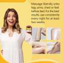 3 x STILIP Natural Topical Magnesium Cream  Magnesium Lotion for Nighttime Skin Care, Lightweight Moisturizing Body Cream for Deep Hydration-Vanilla