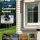4'' 19.5Ft Mini Split Line Set Cover Kit for Minisplit Ductless Linset Air Conditioners and Heat Pumps, Central AC Decorative Upgraded UV-Proof Strong & Durability PVC Pipe, Gray