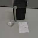 Brushed Nickel Toilet Paper Holder with Natural Marble Shelf, Screw Wall Mounted, Tissue Roll Holder for Bathroom Washroom